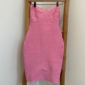 pink bandage dress